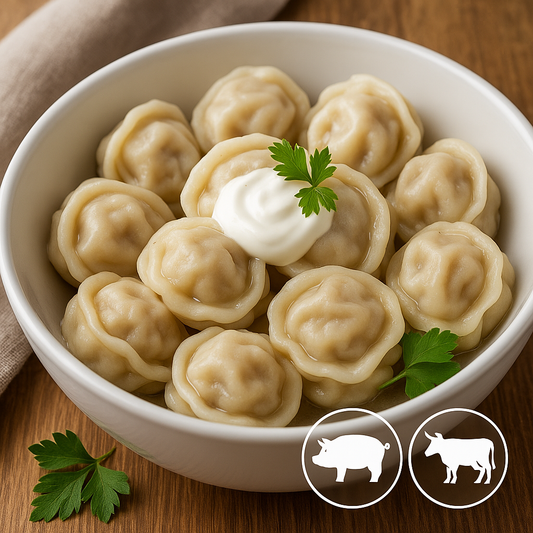 Пельмени (свинина/говядина, 1 кг)