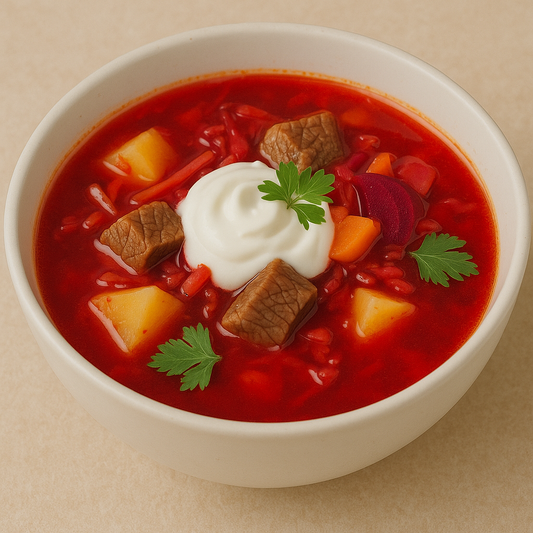 Борщ (красный, 1 литр)