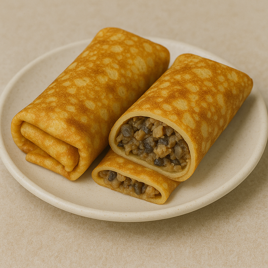 Блины с мясом и грибами (1 кг)